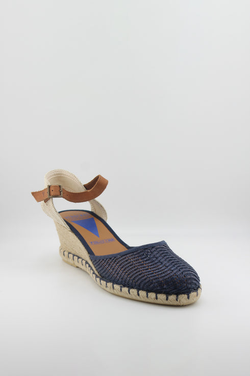 Verbenas Suede Espadrille Wedge Sandals